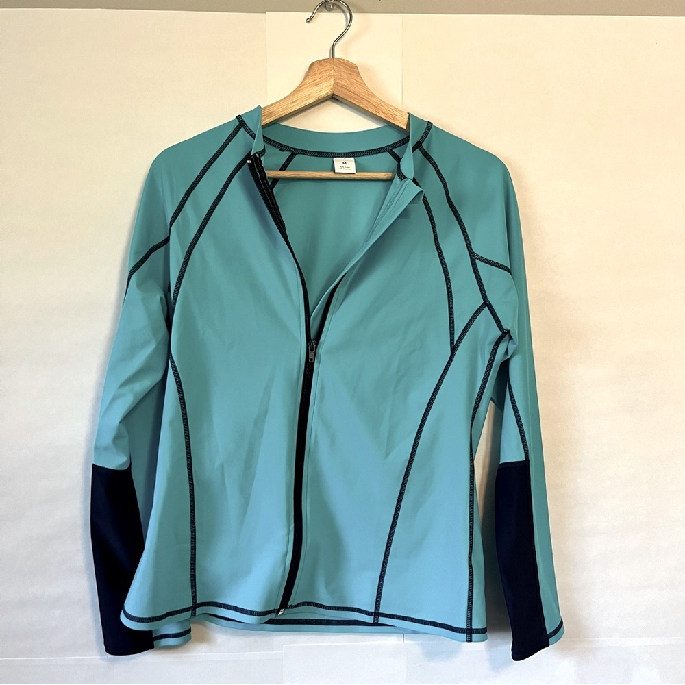 Athleisure Women’s Performance Jacket in Blue Navy Accents - New - Picture 2 of 5